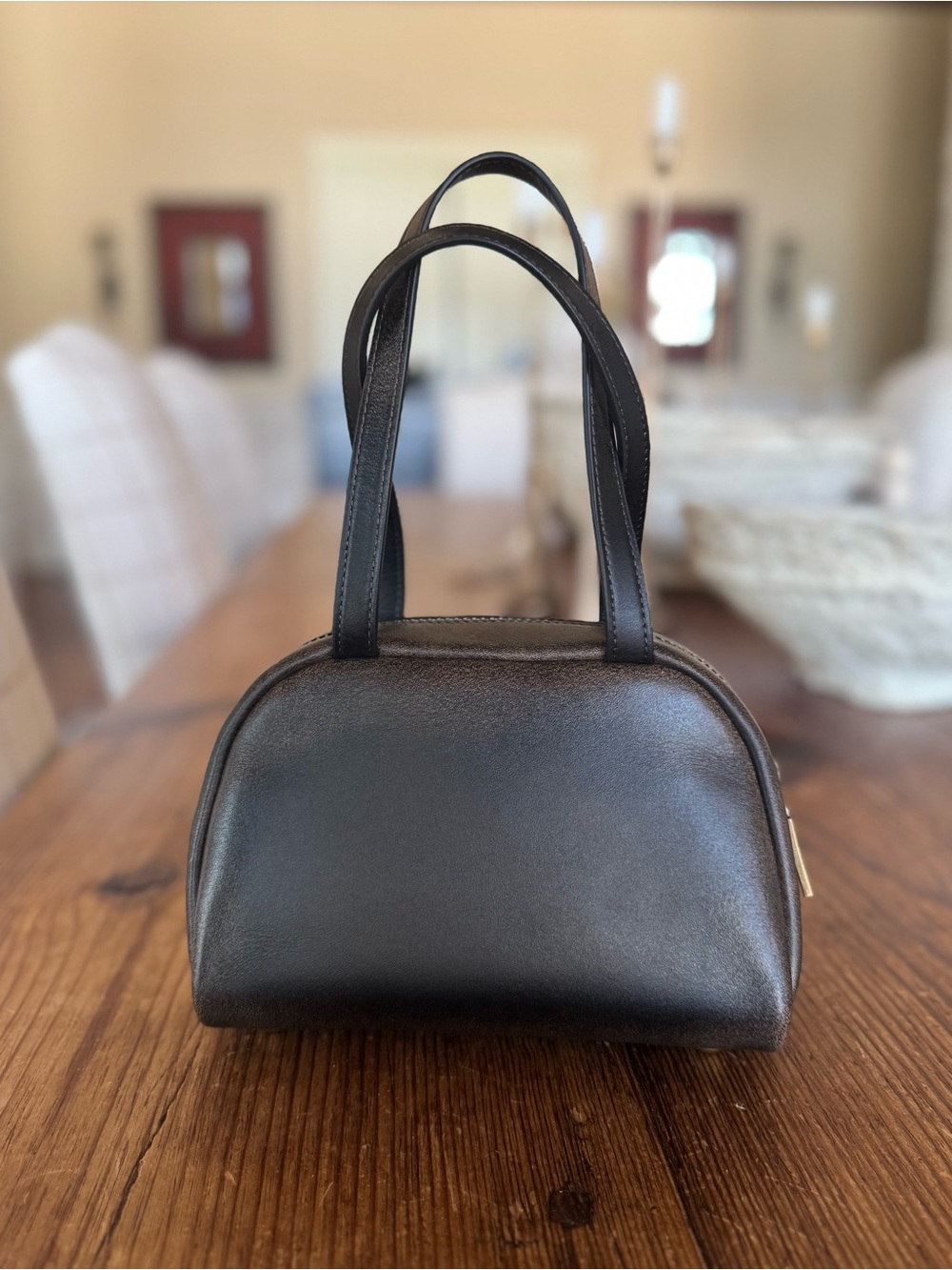 Coach The Twin Turnlock 20 Bag in Loved Leather *like new* - Picture 3 of 9